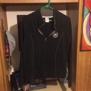 Black pink track jacket
